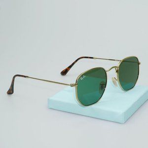 Ray-Ban 3548 52mm Golden Green